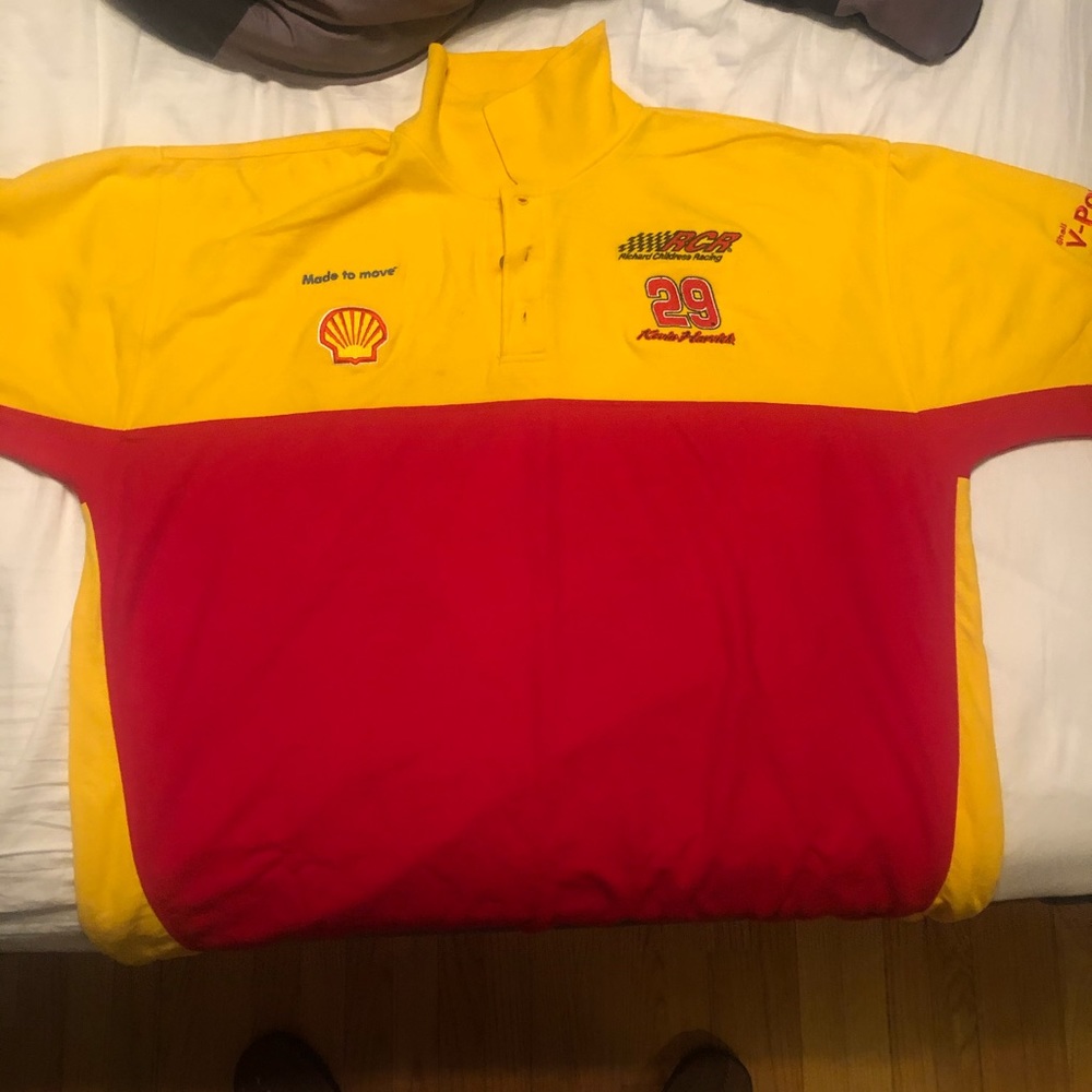 Shell nascar polo shirt